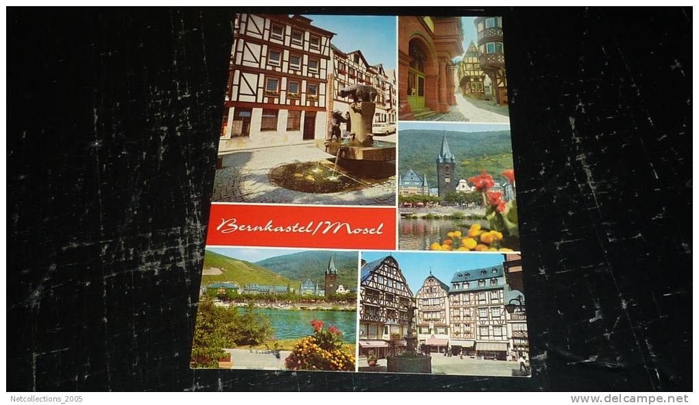 LOT DE 6 CARTES SEMI-MODERNE D'ALLEMAGNE - ZURICH / DUSSELDORF / KONSTANZ / HERRENBERG / HEIDELBERG / BERNKASEL/MOSEL - Collezioni E Lotti