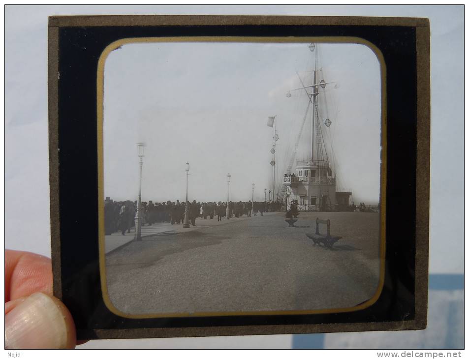 Plaque Verre Negatif Photo Le Havre - Plaques De Verre