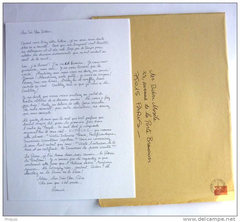 7 EX LIBRIS + enveloppe et lettre de D Mosèle - JUILLARD- LE  TRIANGLE SECRET - GLENAT - XL
