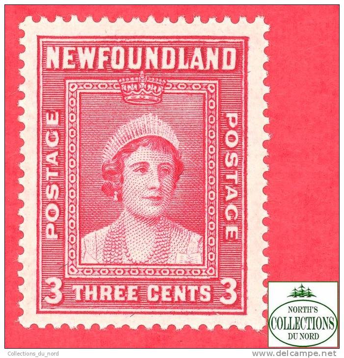 Canada  Newfoundland # 246 Scott /Unisafe - Mint - 3 Cents - Queen Elizabeth - Dated 1938 - 1908-1947