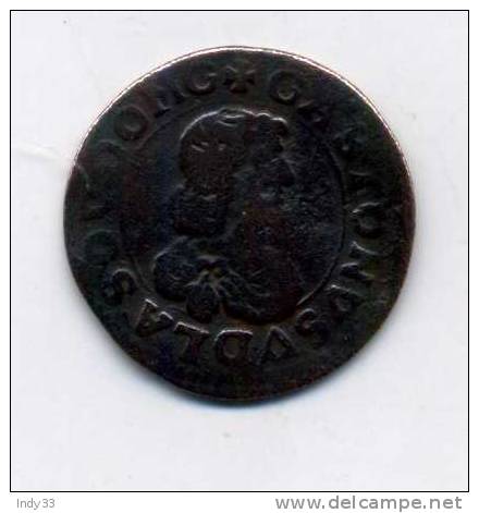 - FRANCE . DOMBES . DOUBLE TOURNOIS 1642 . - Other & Unclassified