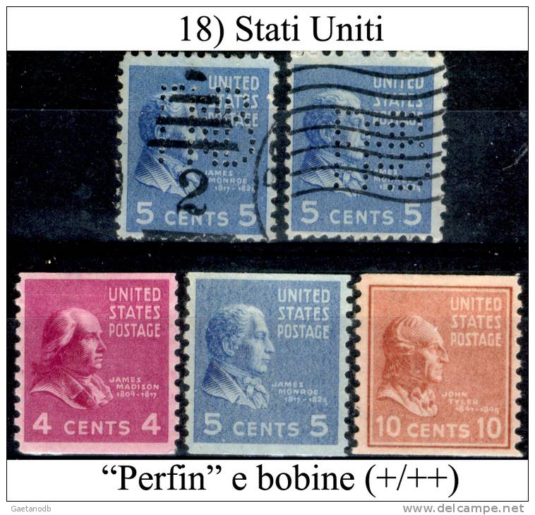 Stati-Uniti-0018 - Unused Stamps