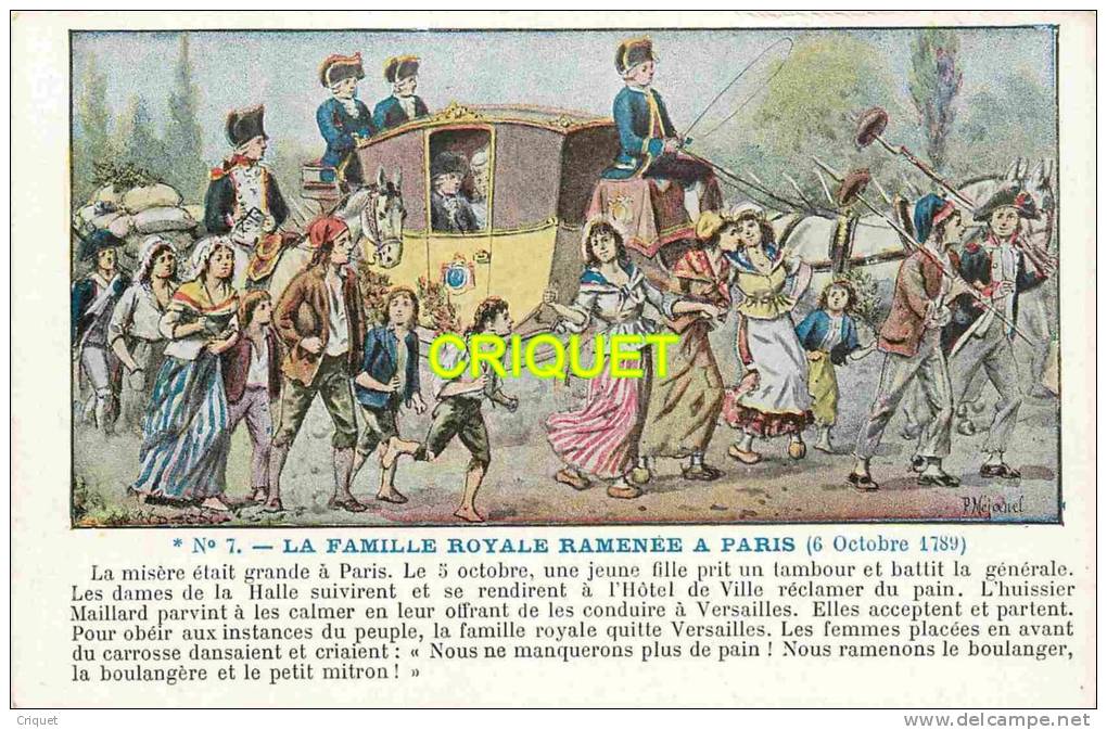 Politique, Révolution Française, La Famille Royale Ramenée à Paris - Eventos