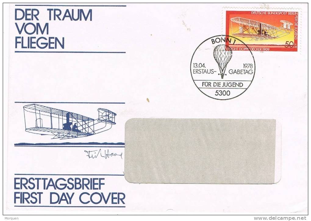 Carta F.D.C. BONN (Alemania Berlin) 1978. Globus - Storia Postale