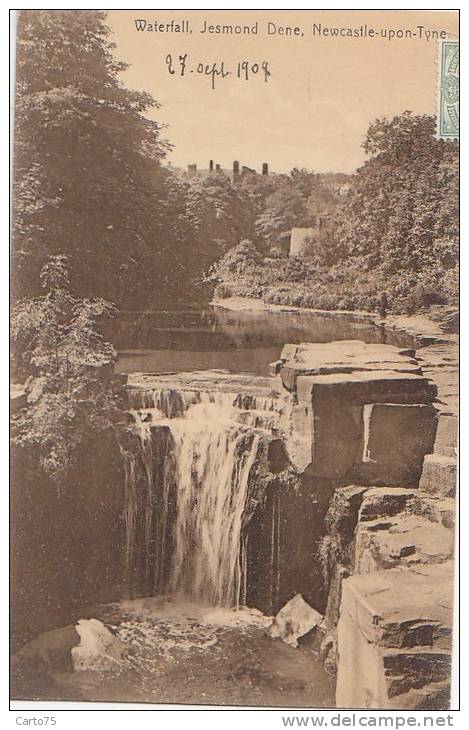 Royaume-Uni - Newcastle Upon Tyne - Jesmond Dene - Waterfall - Newcastle-upon-Tyne