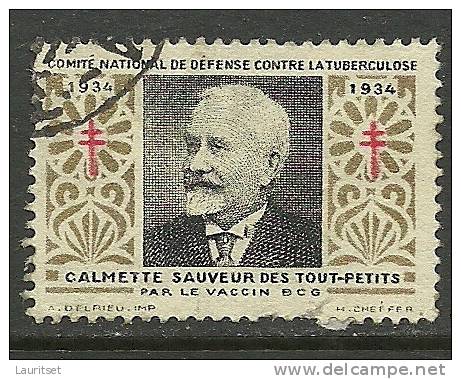 FRANKREICH France Old Vignettes Tuberculosis Tuberculose 1934 O - Tuberkulose-Serien