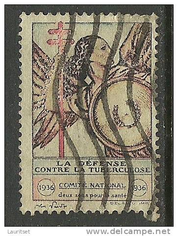 FRANKREICH France Old Vignettes Tuberculosis Tuberculose 1936 O - Tuberkulose-Serien