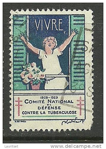 FRANKREICH France Old Vignette Tuberculosis Tuberculose 1928 O - Antituberculeux