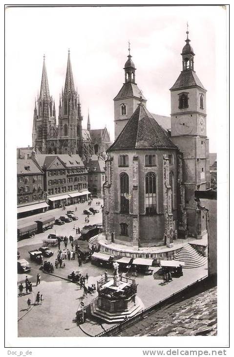 Deutschland - Regensburg - Neupfarrplatz - 1955 - Regensburg