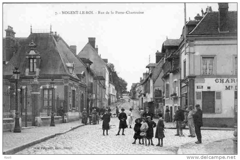 28Z04-NLR-39- NOGENT-LE-ROI - Rue De La Porte Chartraine - Charcuterie - Nogent Le Roi