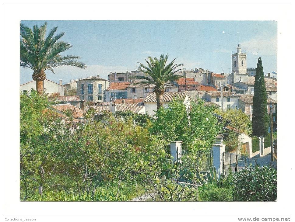 Cp, 06, Mougins, Vue Générale, Voyagée 1989 - Mougins