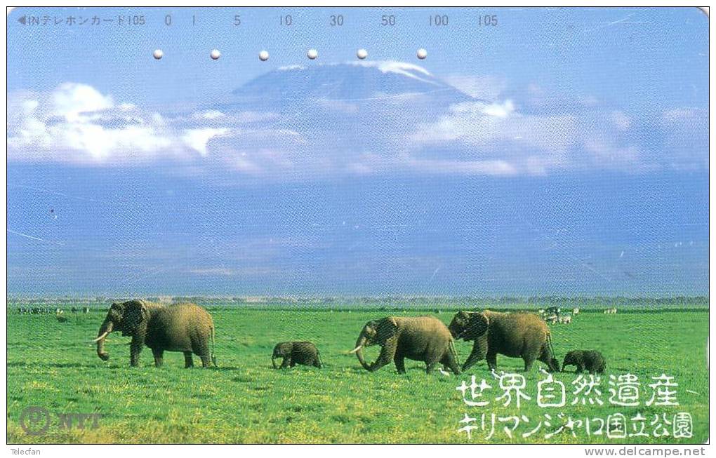 JAPON JAPAN MOUNTAINS KILIMANJARO ELEPHANTS - Gebirgslandschaften