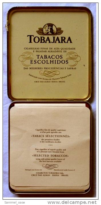 Alte Leere Zigarillo Schachtel  -  Escuros Tobajara Brasil No. 3  -  1970er Jahre - Sigarenkisten (leeg)