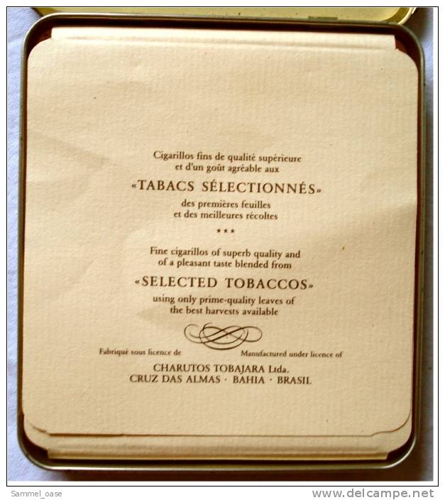 Alte Leere Zigarillo Schachtel  -  Escuros Tobajara Brasil No. 3  -  1970er Jahre - Zigarrenkisten (leer)