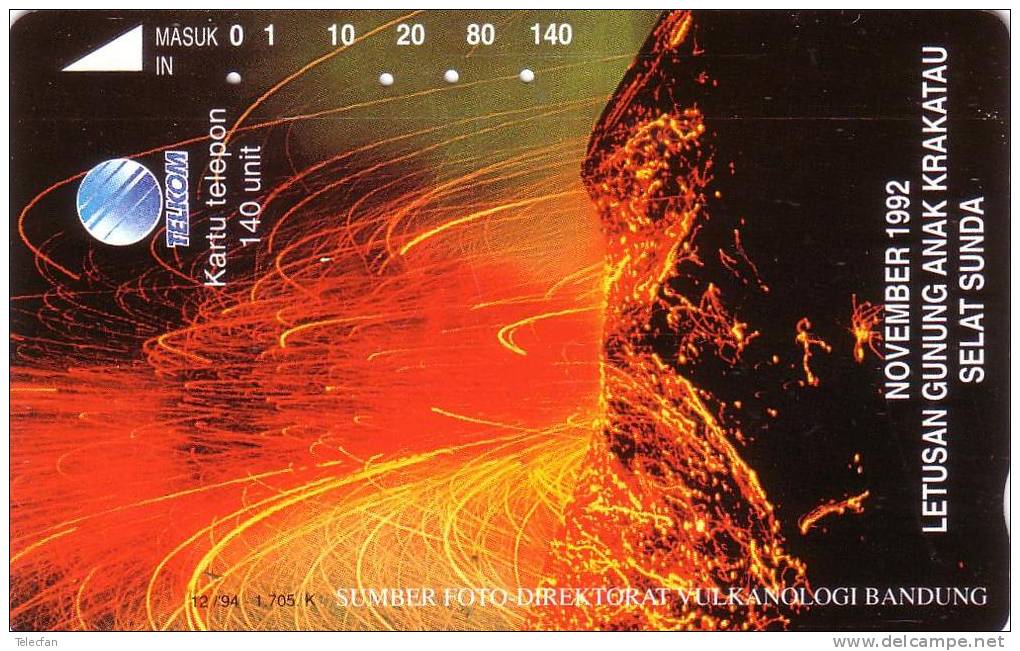 INDONESIE VOLCAN VOLCANO ERUPTION NOVEMBRE 1992 UT - Volcanes