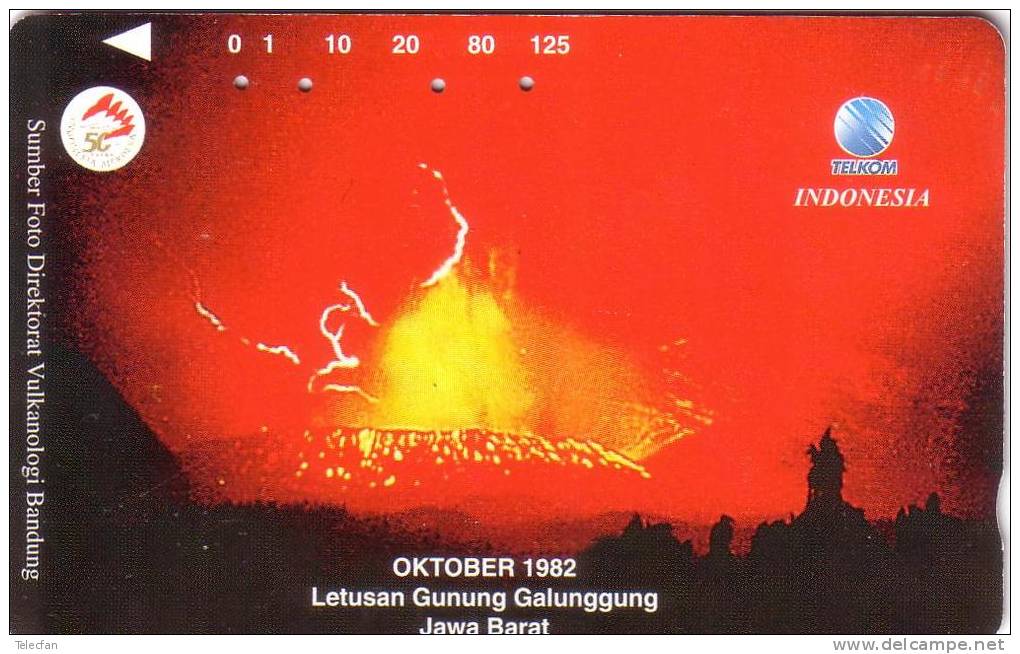 INDONESIE VOLCAN VOLCANO ERUPTION OCTOBRE 1992 UT - Volcanes