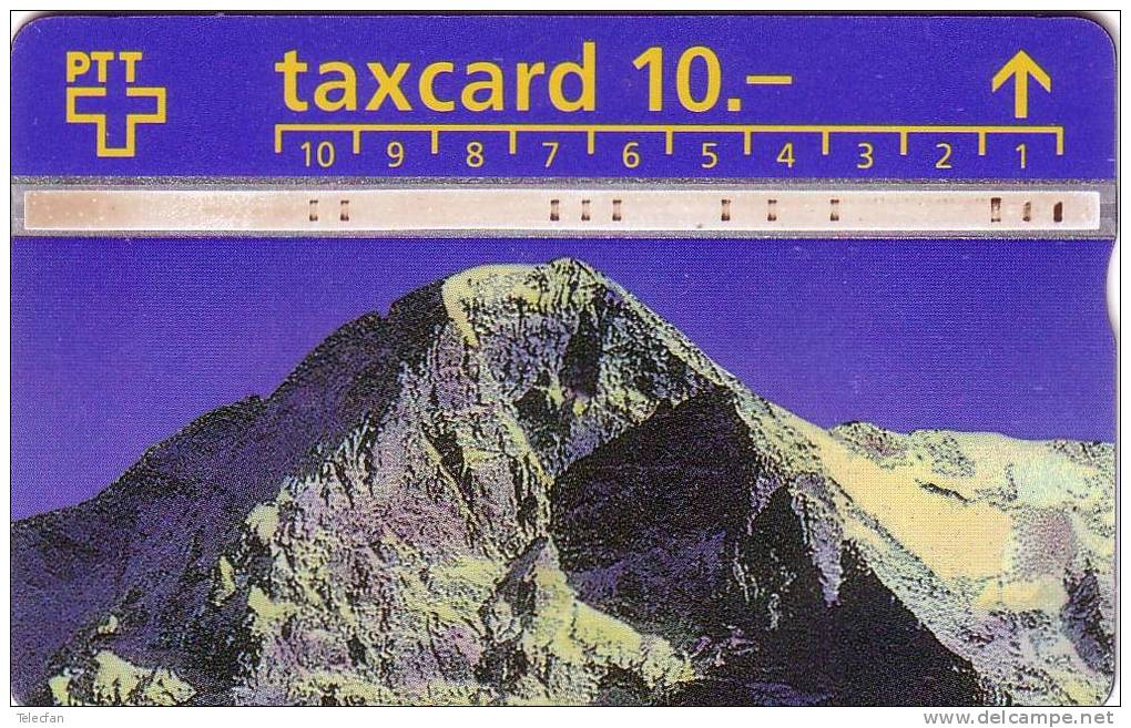 SUISSE TRYPTIQUE 3 CARTES PUZZLE ALPES EIGER MONCH JUNGFRAU SUPERBE - Montagne