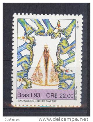 Brasil 1993 YT2135 **  200 Años Cirio De Nazaret. La Virgen, El Niño, Manos, Velas, Cuerda. - Unused Stamps