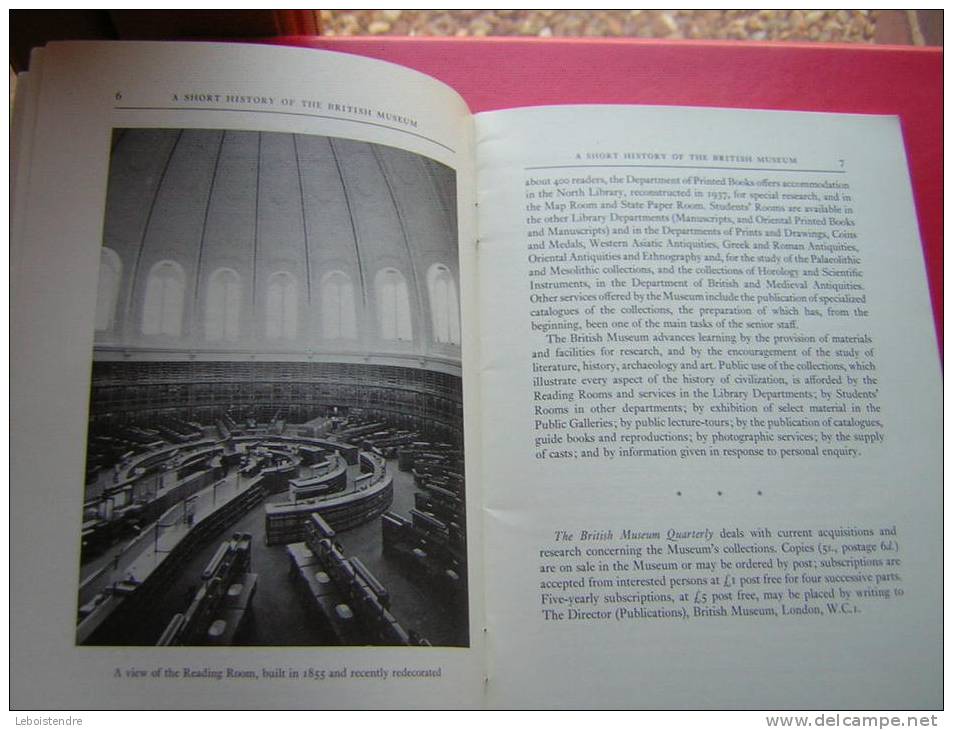 GUIDE TO THE BRITISH MUSEUM   1965  40 PAGES - Cultural