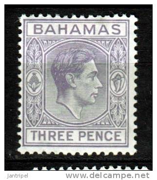 BAHAMAS  1938  KGVI   3 D  MH - 1859-1963 Colonie Britannique