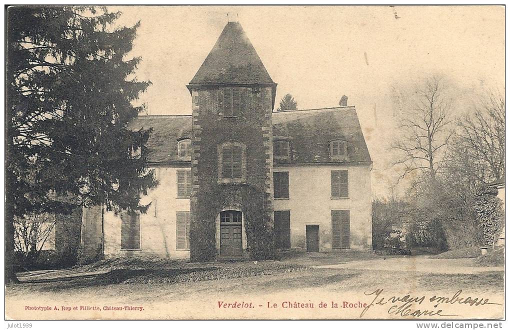 VERDELOT ..-- 77 . SEINE - MARNE ..-- Château . 1904 Vers ASSELBORN . Voir Verso . - Autres & Non Classés