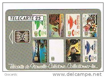 NUOVA CALEDONIA (NEW CALEDONIA)  - OPT  (CHIP) - 1993 PATCHWORK  ISSUE 11.93 - USED  -  RIF. 3698 - Nouvelle-Calédonie