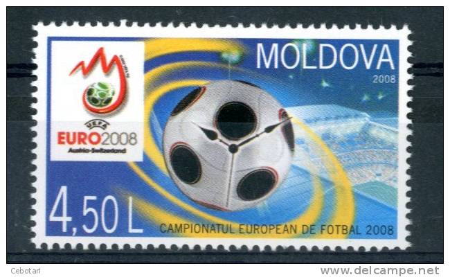 MOLDAVIA / MOLDOVA 2008** - EURO 2008 - 1 VALORE MNH - Europei Di Calcio (UEFA)
