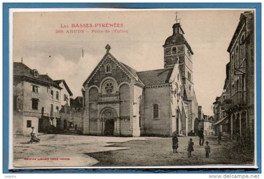 64 - ARUDY --  Place De L'Eglise - Arudy