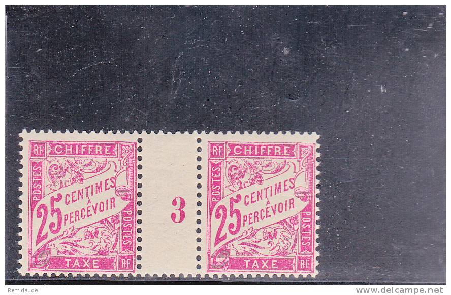 TAXE N°32 MILLESIME 1923 ** - COTE MAURY = 65 EUROS - Millesimes