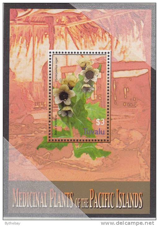 Tuvalu MNH Scott #968 Souvenir Sheet $3 Black Henbane - Medicinal Plants - Tuvalu