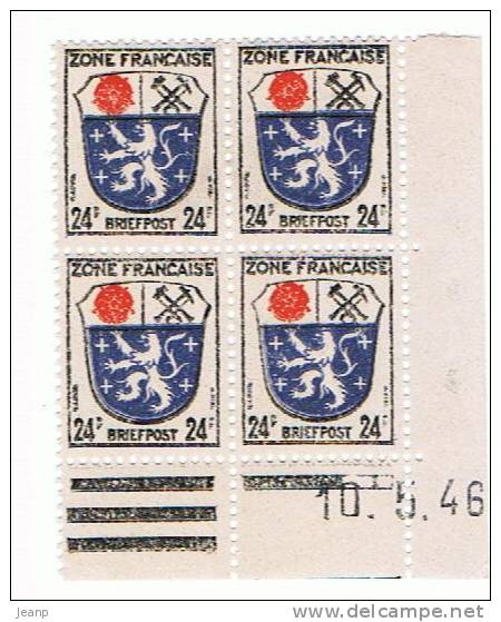 24 P Yvert 9, CD 10-5-46, ** - Amtliche Ausgaben