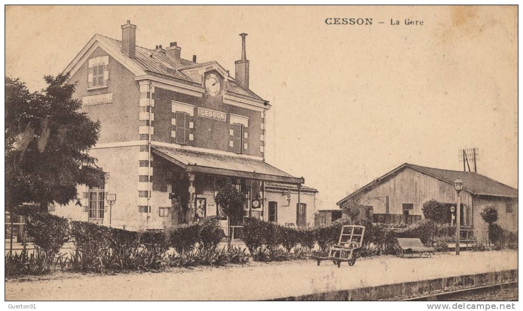 ( CPA 77 )  CESSON   Rue Des Pâtis, Villa Des " Glycines "  - - Cesson