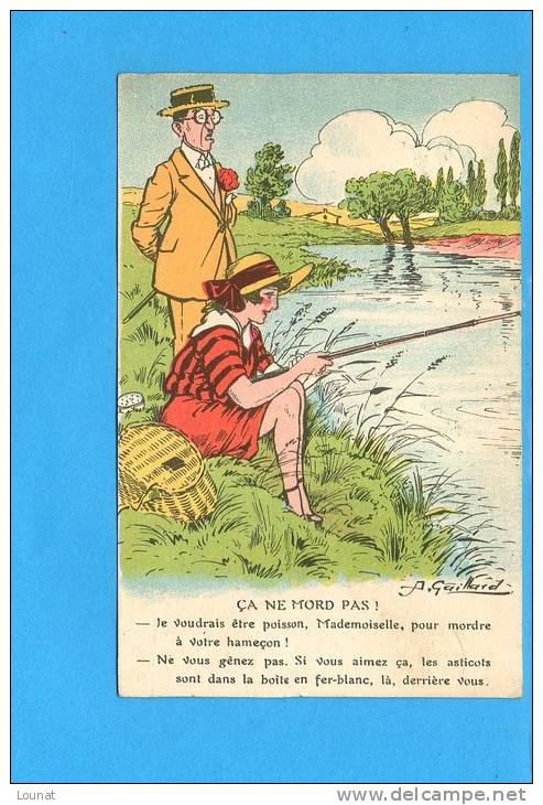 Pêche à La Ligne -  Illustratuer A Gaillard  - Ca Ne Mord Pas ! - Fishing