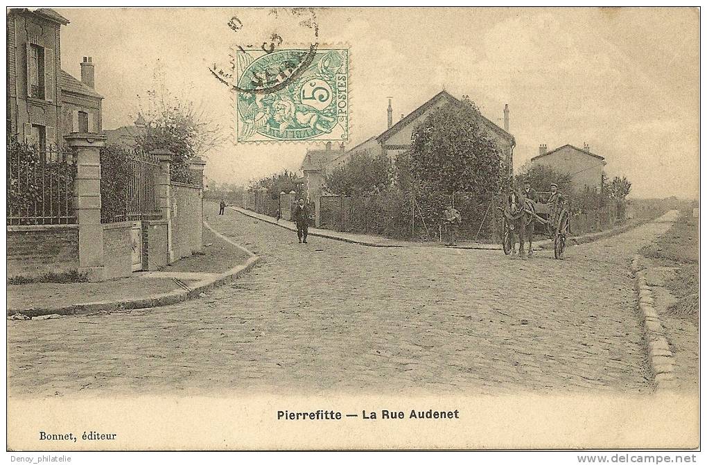 93/ Pierrefitte - Rue Audenet - Bonnet Editeur - - Pierrefitte Sur Seine