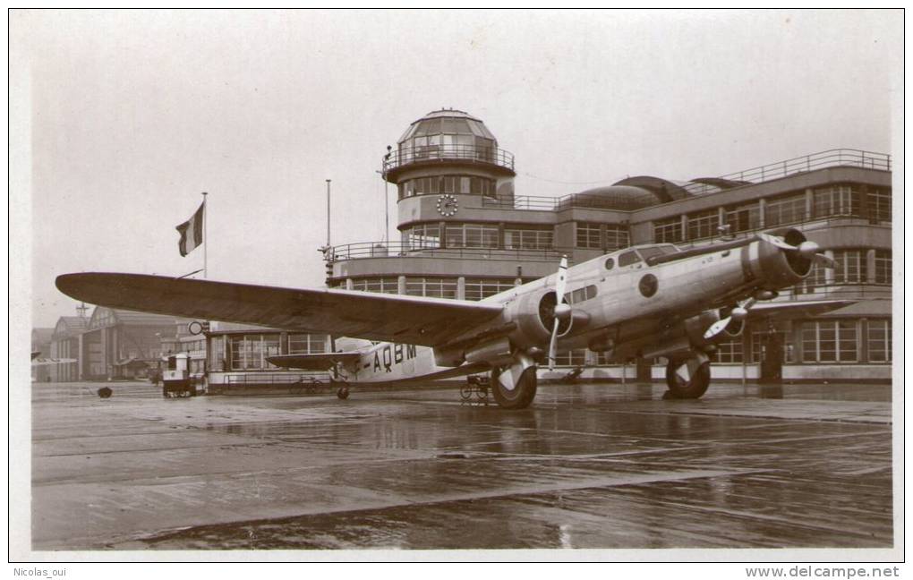 (93) Seine St Denis - Port Aerien Du Bourget Dugny - Dewoitine 338 - Autres & Non Classés