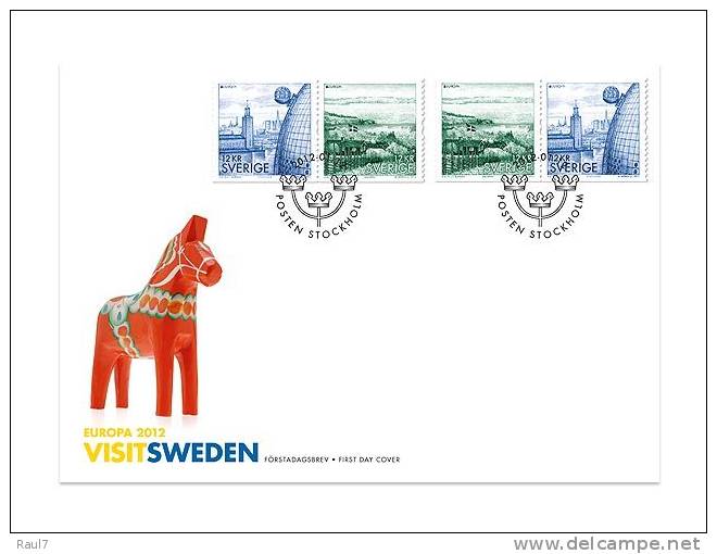 EUROPA 2012 - Suede - FDC - 2012