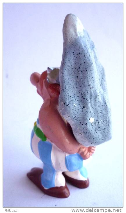 RARE FIGURINE ASTERIX LA HOTTE AUX JOUETS - OBELIX AVEC MENHIR - UDERZO - Astérix & Obélix