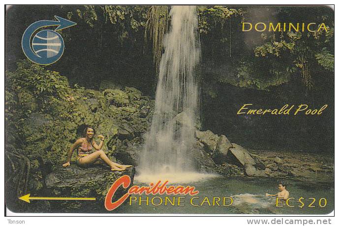 Dominica, DOM- 4B, Emerald Pool, 2 Scans. Please Read Desc. - Dominique