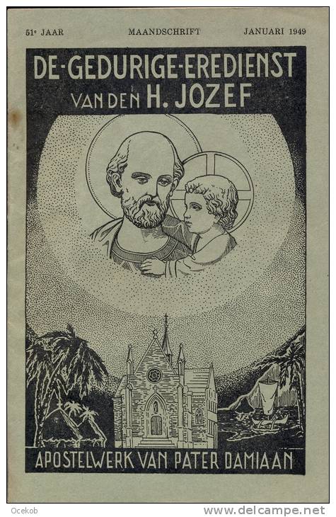 Tijdschrift  Devotie Eredienst H. Jozef - Apostelwerk Pater Damiaan 1949 - - Otros & Sin Clasificación