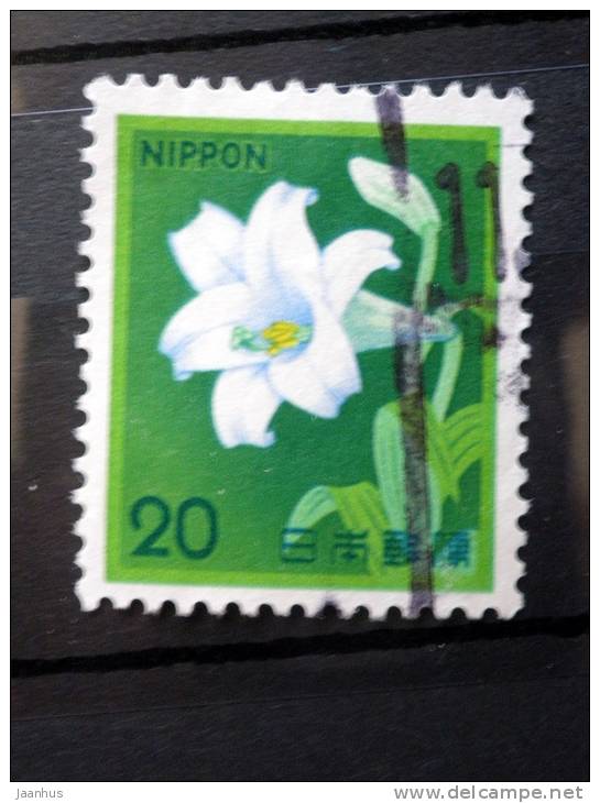 Japan - 1982 - Mi.nr.1518 A - Used - Plants, Animals,a National Cultural Heritage - Lily - Definitives - - Usati