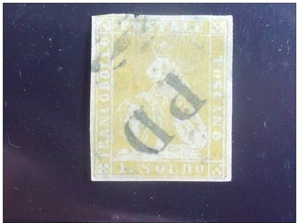 Italy Tuscany Stamp #2 Forgery Used Thin - Tuscany