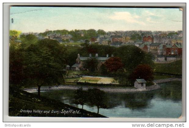 Yorkshire - Sheffield, Crookes Valley And Dam - Postcard - Sheffield