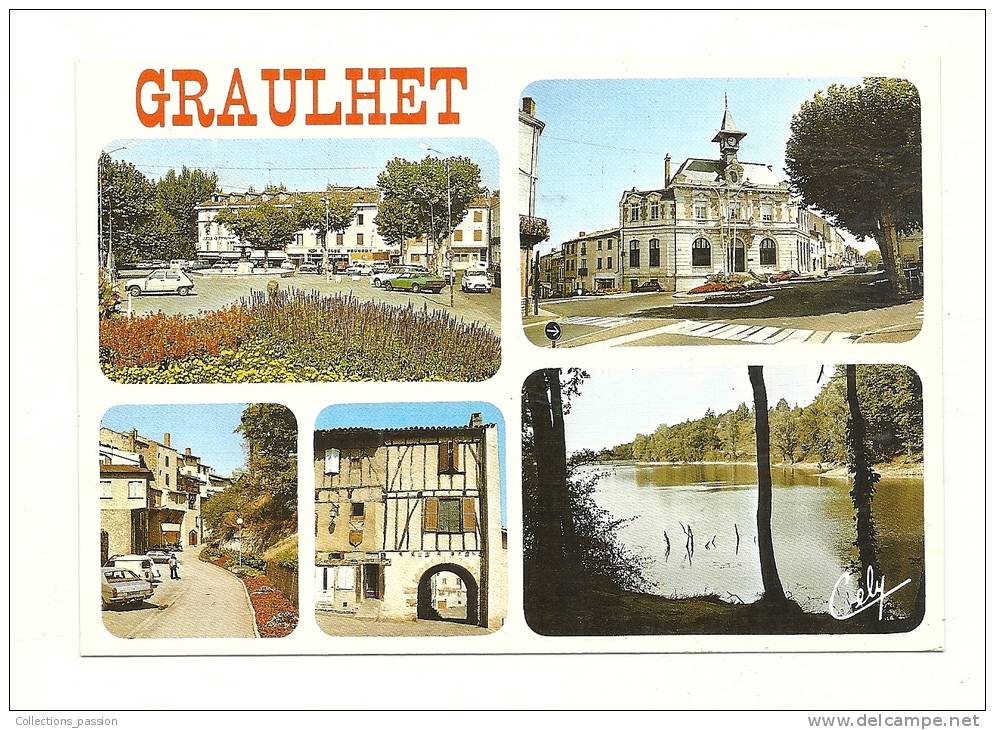 Cp, 81, Graulhet, Multi-Vues, Voyagée - Graulhet