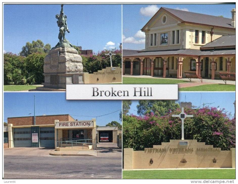 NSW - City Of Broken Hill - War Memorial, Court House, Fire Station, Vietnam War Memorial - Broken Hill