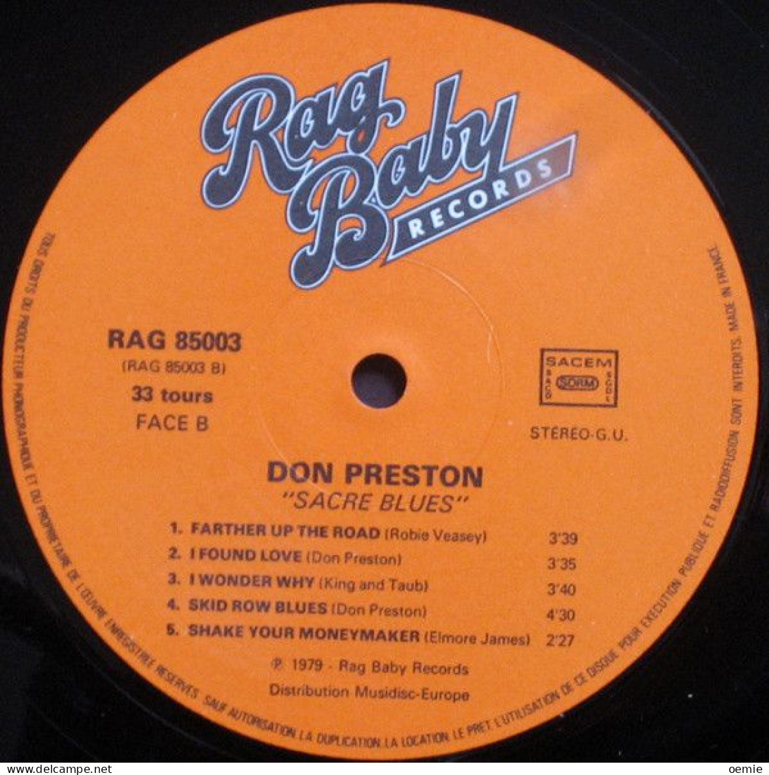 DON PRESTON °  SACRE  BLUES - Blues