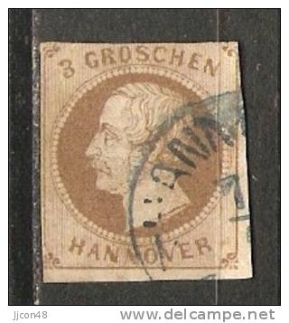 Germany (Hannover) 1861  3Gr. (o) Mi.19 - Hanovre