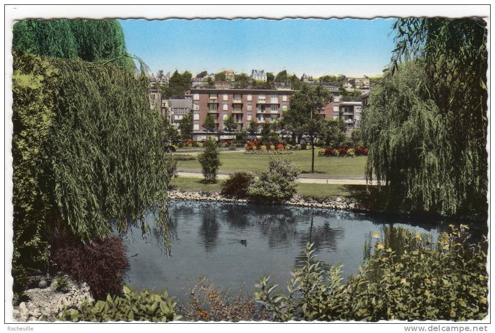 76-LE HAVRE-Square Saint-Roch, Le Bassin Des Cygnes-Cpsm 1963 - Square Saint-Roch