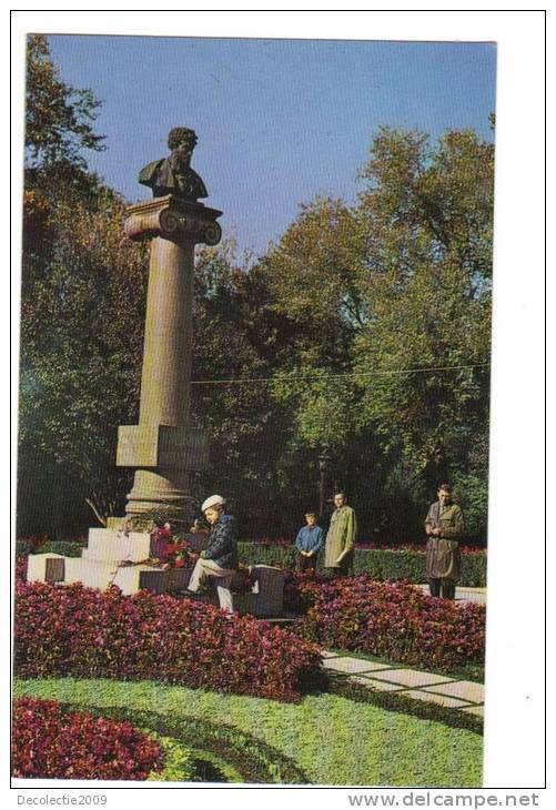 ZS26916 Monument To A S Pushkin Chisinau Kishinev  Not Used Perfect Shape Back Scan At Request - Moldavie