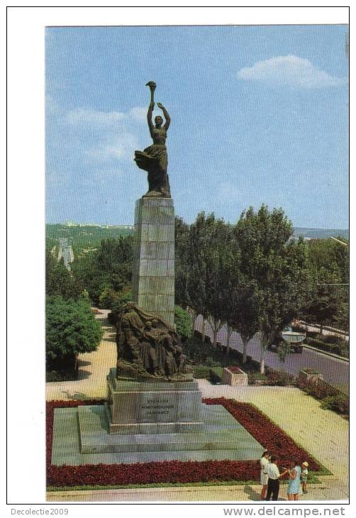 ZS26918 Monument To Heroes Members Of Komsomol Chisinau Kishinev  Not Used Perfect Shape Back Scan At Request - Moldova