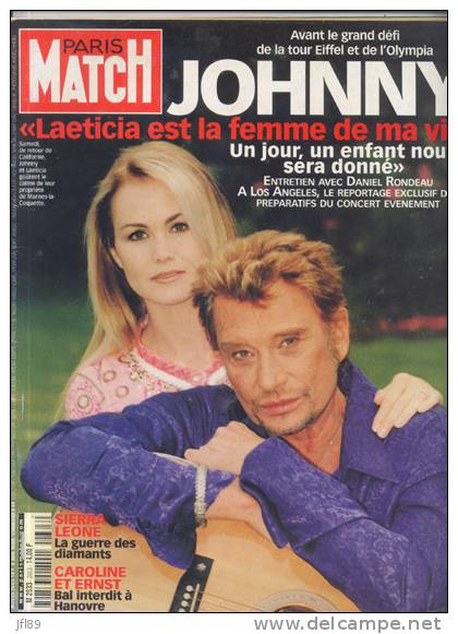 2546* - Johnny Hallyday Et Laetitia, Sierra Leone, Hugh Grant, Liz Hurley, Ch Gainsbourg, Annapurna M Herzog, Noémie - Informations Générales